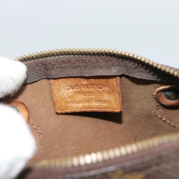 LOUIS VUITTON Monogram Mini Speedy Hand Bag M41534 LV Auth 188873