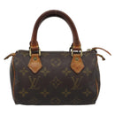 LOUIS VUITTON Monogram Mini Speedy Hand Bag M41534 LV Auth 188873-13