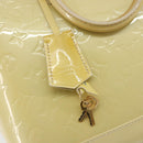 LOUIS VUITTON Monogram Vernis Alma PM Hand Bag Beige Poodle M91751 Auth 188876-20