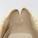 LOUIS VUITTON Monogram Vernis Alma PM Hand Bag Beige Poodle M91751 Auth 188876-22