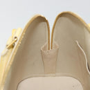 LOUIS VUITTON Monogram Vernis Alma PM Hand Bag Beige Poodle M91751 Auth 188876-23