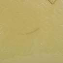 LOUIS VUITTON Monogram Vernis Alma PM Hand Bag Beige Poodle M91751 Auth 188876-3