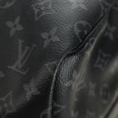 LOUIS VUITTON Monogram Eclipse Keepall Bandouliere 55 Boston Bag LV Auth 188879V-15