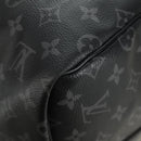 LOUIS VUITTON Monogram Eclipse Keepall Bandouliere 55 Boston Bag LV Auth 188879V-17