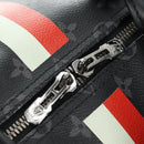 LOUIS VUITTON Monogram Eclipse Keepall Bandouliere 55 Boston Bag LV Auth 188879V-21