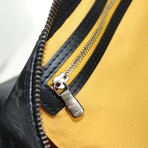 LOUIS VUITTON Monogram Eclipse Keepall Bandouliere 55 Boston Bag LV Auth 188879V