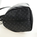 LOUIS VUITTON Monogram Eclipse Keepall Bandouliere 55 Boston Bag LV Auth 188879V-5