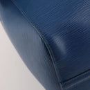LOUIS VUITTON Epi Keepall 50 Boston Bag Blue M42965 LV Auth 188880A-14