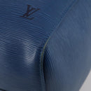 LOUIS VUITTON Epi Keepall 50 Boston Bag Blue M42965 LV Auth 188880A-15