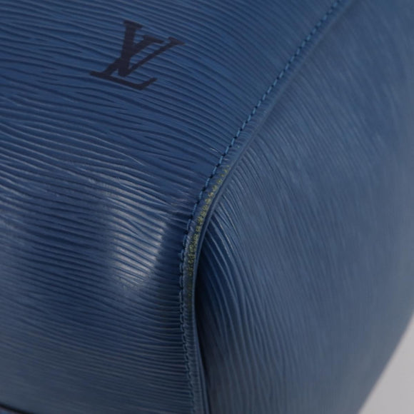 LOUIS VUITTON Epi Keepall 50 Boston Bag Blue M42965 LV Auth 188880A