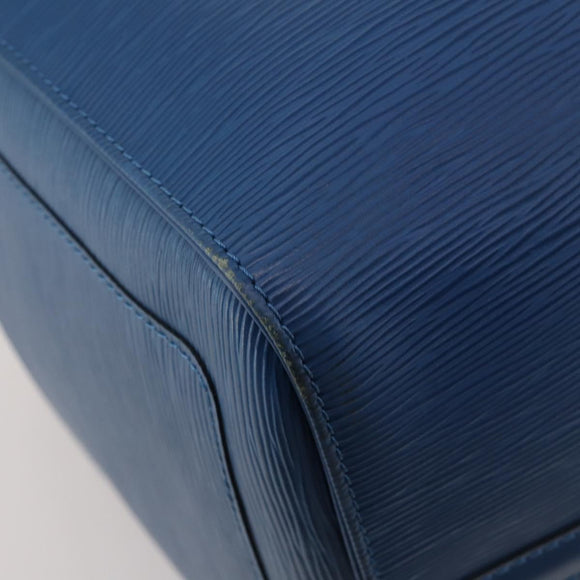 LOUIS VUITTON Epi Keepall 50 Boston Bag Blue M42965 LV Auth 188880A