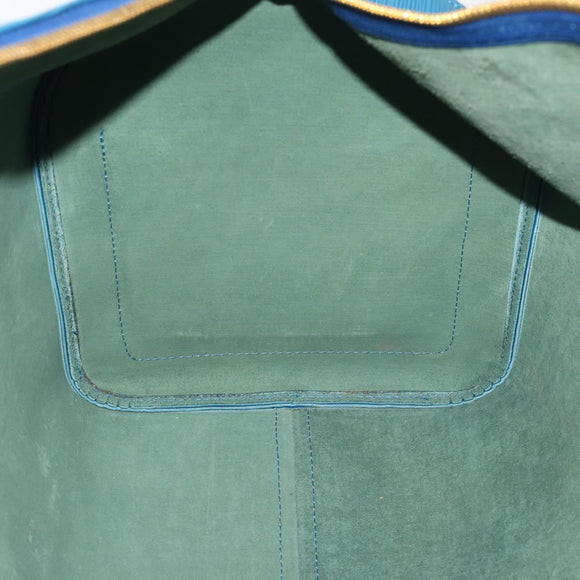 LOUIS VUITTON Epi Keepall 50 Boston Bag Blue M42965 LV Auth 188880A
