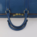 LOUIS VUITTON Epi Keepall 50 Boston Bag Blue M42965 LV Auth 188880A-7
