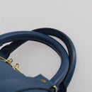 LOUIS VUITTON Epi Keepall 50 Boston Bag Blue M42965 LV Auth 188880A-8