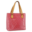LOUIS VUITTON Monogram Vernis Houston Hand Bag Fran Boise M9135F LV Auth 188881A-1