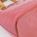 LOUIS VUITTON Monogram Vernis Houston Hand Bag Fran Boise M9135F LV Auth 188881A-17