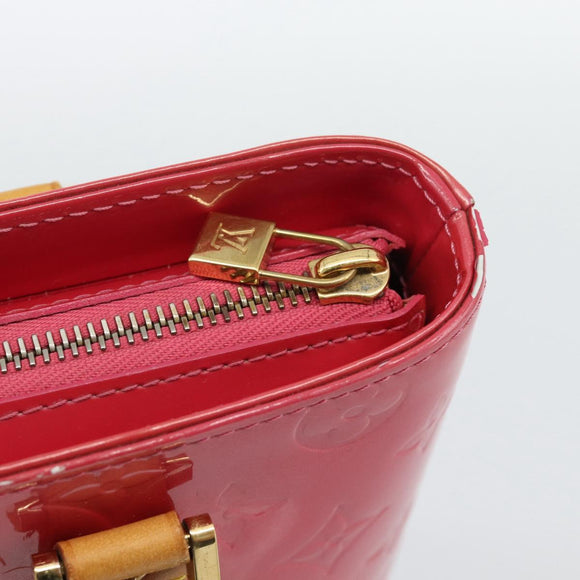 LOUIS VUITTON Monogram Vernis Houston Hand Bag Fran Boise M9135F LV Auth 188881A