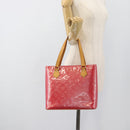 LOUIS VUITTON Monogram Vernis Houston Hand Bag Fran Boise M9135F LV Auth 188881A-24