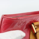 LOUIS VUITTON Monogram Vernis Houston Hand Bag Fran Boise M9135F LV Auth 188881A-7