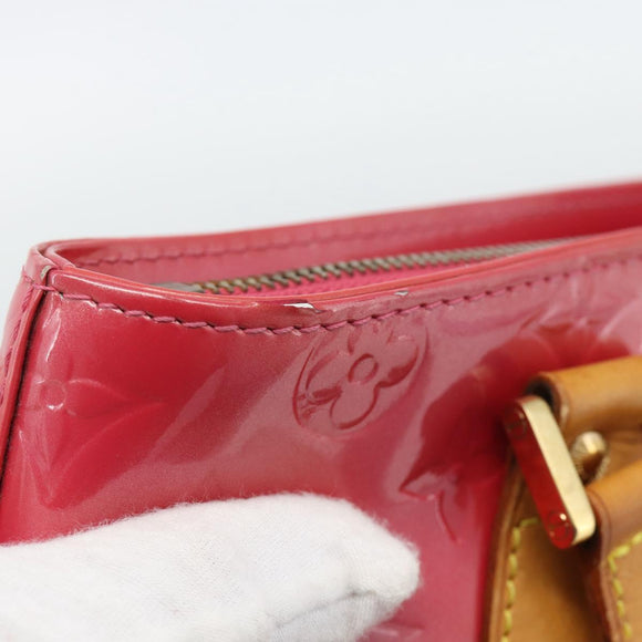 LOUIS VUITTON Monogram Vernis Houston Hand Bag Fran Boise M9135F LV Auth 188881A