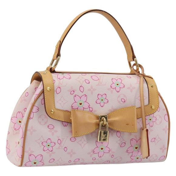 LOUIS VUITTON Cherry Blossom Sac Retro PM Hand Bag Pink M92013 LV Auth 188882SAM