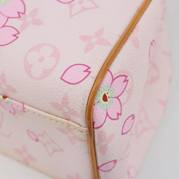 LOUIS VUITTON Cherry Blossom Sac Retro PM Hand Bag Pink M92013 LV Auth 188882SAM