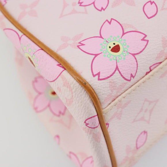 LOUIS VUITTON Cherry Blossom Sac Retro PM Hand Bag Pink M92013 LV Auth 188882SAM