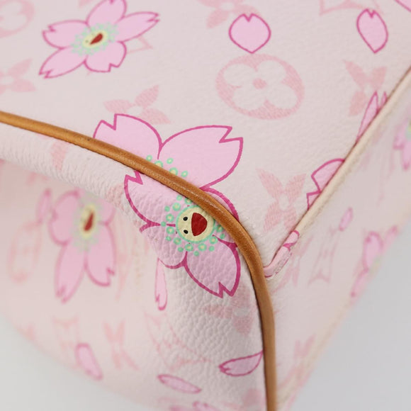 LOUIS VUITTON Cherry Blossom Sac Retro PM Hand Bag Pink M92013 LV Auth 188882SAM