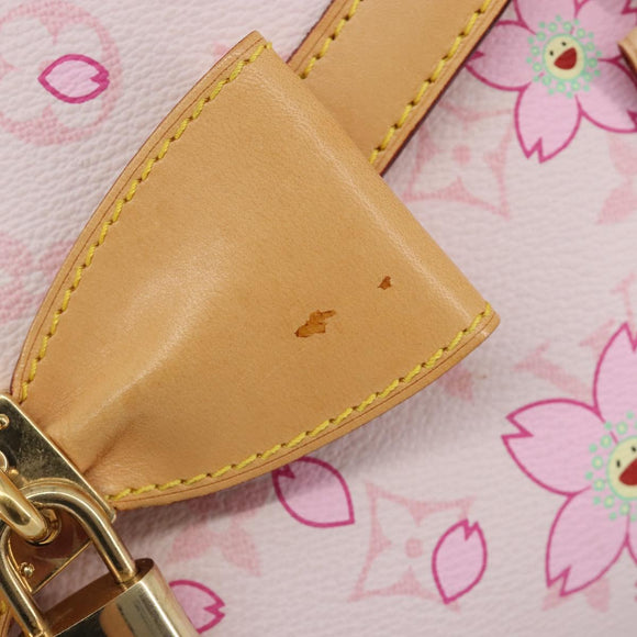 LOUIS VUITTON Cherry Blossom Sac Retro PM Hand Bag Pink M92013 LV Auth 188882SAM