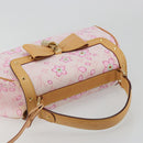 LOUIS VUITTON Cherry Blossom Sac Retro PM Hand Bag Pink M92013 LV Auth 188882SAM-14
