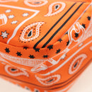 HERMES Foolby 25 Pouch Silk Orange Auth 188883M-14