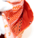 HERMES Foolby 25 Pouch Silk Orange Auth 188883M-18