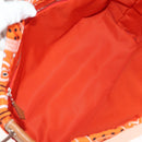 HERMES Foolby 25 Pouch Silk Orange Auth 188883M-10