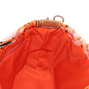 HERMES Foolby 25 Pouch Silk Orange Auth 188883M-19