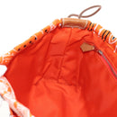 HERMES Foolby 25 Pouch Silk Orange Auth 188883M-20