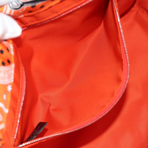HERMES Foolby 25 Pouch Silk Orange Auth 188883M