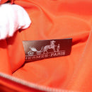 HERMES Foolby 25 Pouch Silk Orange Auth 188883M-11