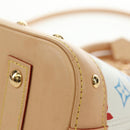 LOUIS VUITTON Monogram LV x TM Alma BB Hand Bag 2way White M13078 Auth 188884SM-17