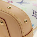 LOUIS VUITTON Monogram LV x TM Alma BB Hand Bag 2way White M13078 Auth 188884SM-19