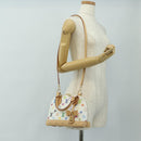 LOUIS VUITTON Monogram LV x TM Alma BB Hand Bag 2way White M13078 Auth 188884SM-28