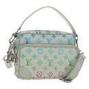 LOUIS VUITTON Monogram Iridescent Nile Shoulder Bag Gray M13897 LV Auth 188885SAM-1