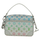 LOUIS VUITTON Monogram Iridescent Nile Shoulder Bag Gray M13897 LV Auth 188885SAM-13