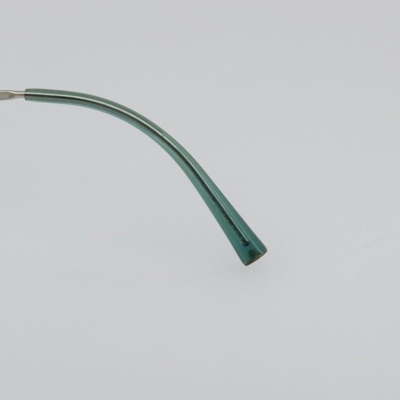 CHANEL COCO Mark Sunglasses metal Green CC Auth 188886