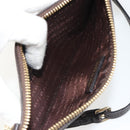 BURBERRY Nova Check Shoulder Bag PVC Beige Gold Auth 188891A-11