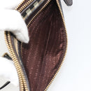 BURBERRY Nova Check Shoulder Bag PVC Beige Gold Auth 188891A-21