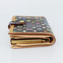 LOUIS VUITTON Multicolor Portefeuille Viennois Wallet Black M92988 Auth 188893A-3
