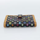 LOUIS VUITTON Multicolor Portefeuille Viennois Wallet Black M92988 Auth 188893A-6