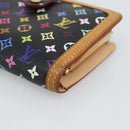 LOUIS VUITTON Multicolor Portefeuille Viennois Wallet Black M92988 Auth 188893A-7