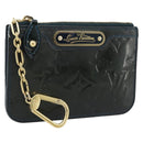LOUIS VUITTON Vernis Pochette Cles NM Coin Purse Bluenuit M93665 LV Auth 188895-1
