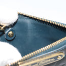 LOUIS VUITTON Vernis Pochette Cles NM Coin Purse Bluenuit M93665 LV Auth 188895-10
